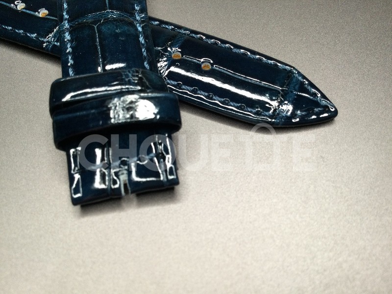 OEM Grand Seiko SBGW049 / 9S64-00J0 19mm Navy Crocodile Leather Band Strap JAPAN gallery