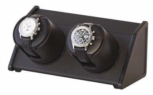 Orbita Sparta Bold Double Watch Winder (Black) Made in USA