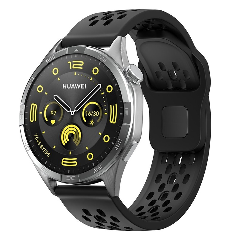18mm 20mm 22mm Breathable Silicone Sport Watch band Silicone Strap gallery