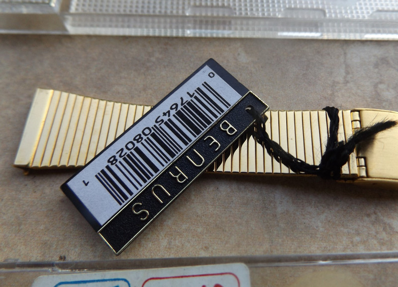 NEW NOS 18mm Speidel 1980s Yellow Gold Unused VTG Band STRAP gallery