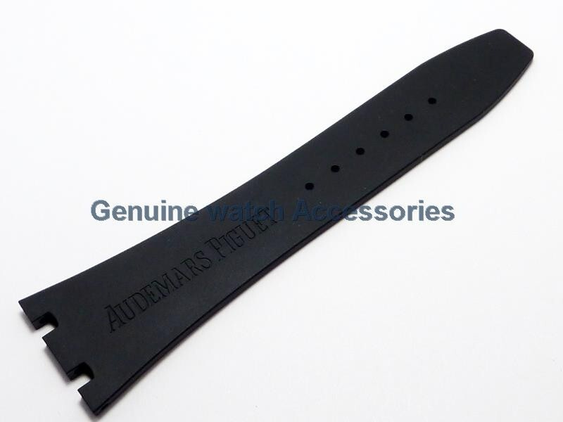 AUDEMARS PIGUET ROYAL OAK BLACK RUBBER SILICON(26mm X 18mm) STRAP BAND BRAND NEW gallery