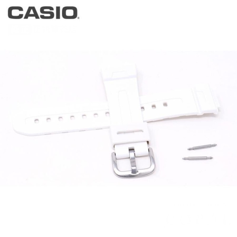 CASIO Baby-G Genuine White Urethane Watch strap Band 10303992 for BG-5601-7