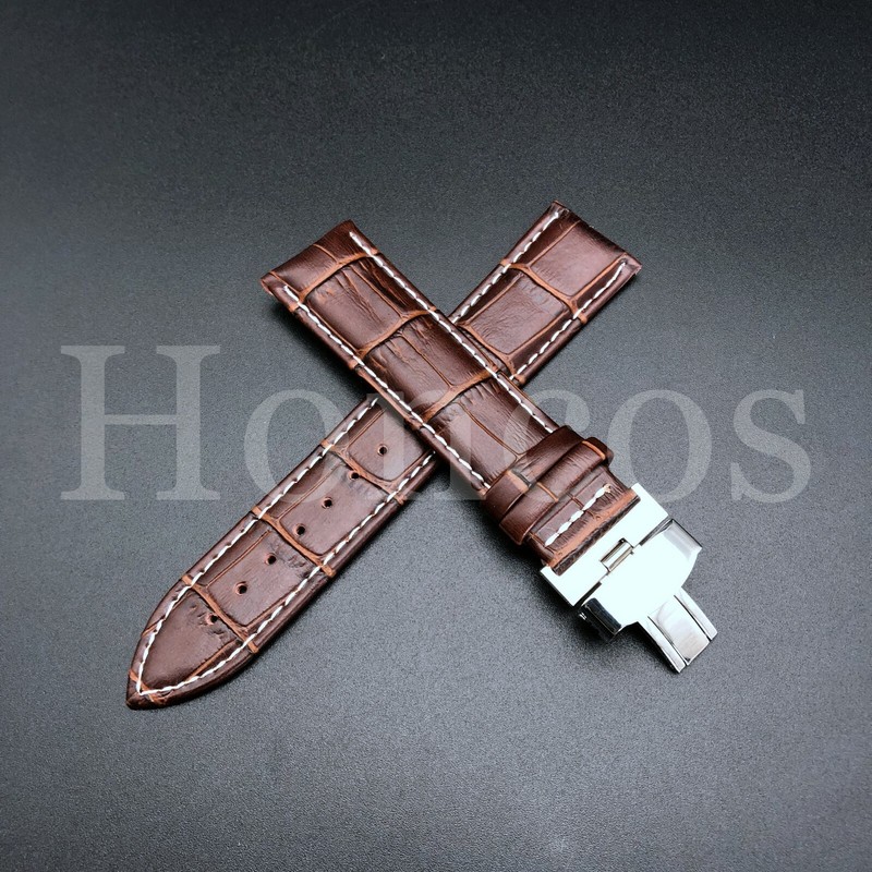 21MM GENUINE LEATHER WATCH BAND STRAP FITS FOR ORIENT BAMBINO FAC00005W WATCH