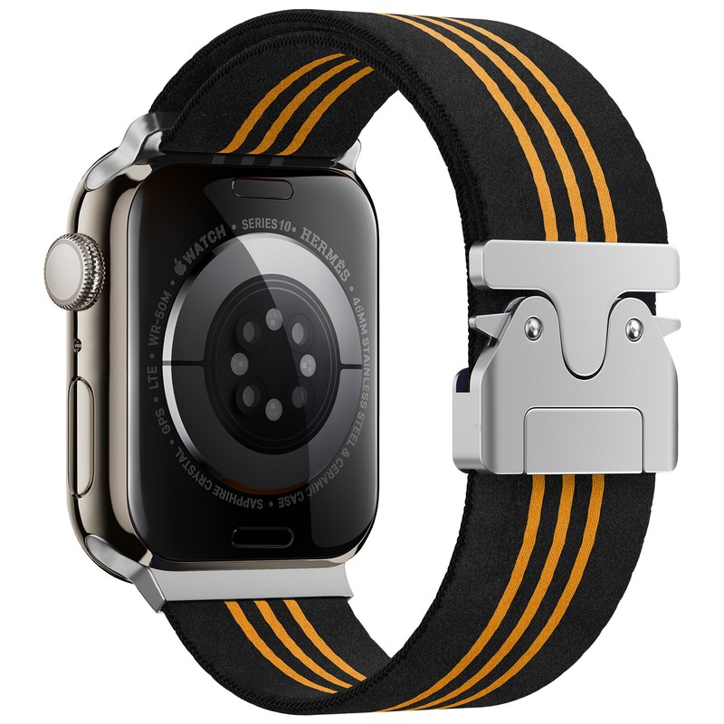 Nylon Braided Strap For Apple Watch Series 10 9 8 7 6 5 SE/ Ultra One-Piece Band