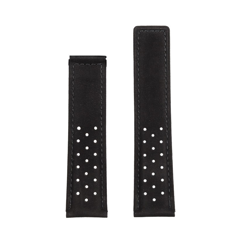 Quality Suede Frosted Genuine Leather Watch Band Straps mens 22mm for TAG Heuer