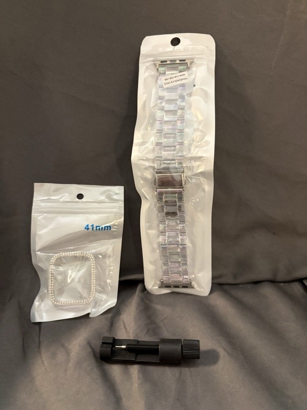 New In Package Wristwatch Band – Iridescent Will Fit Apple Watch SKU EU10
