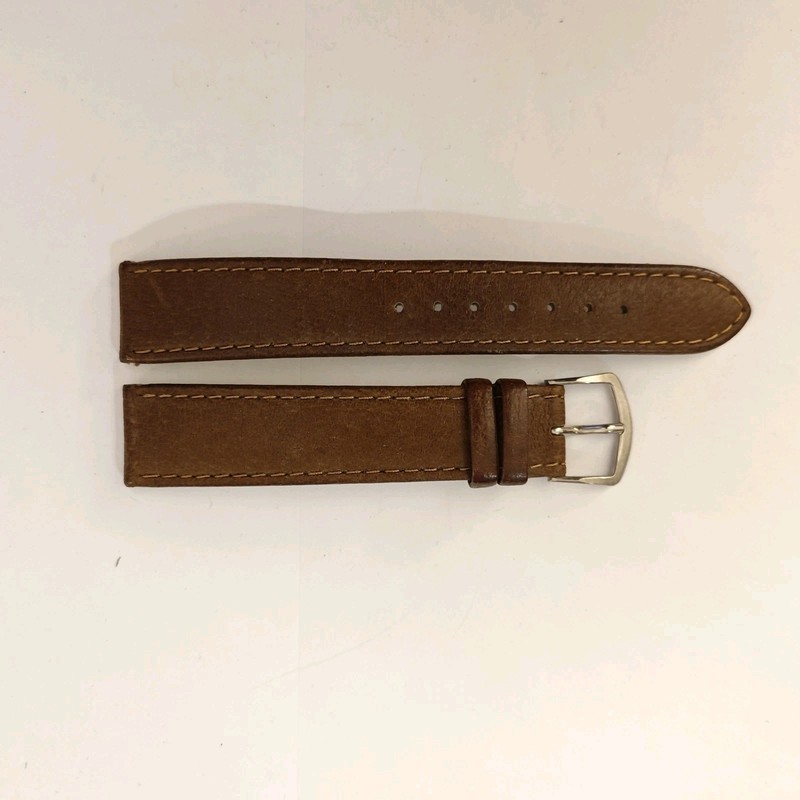 Preowned DI-MODELL 18mm Medium Brown Watchstrap Germany 18×16