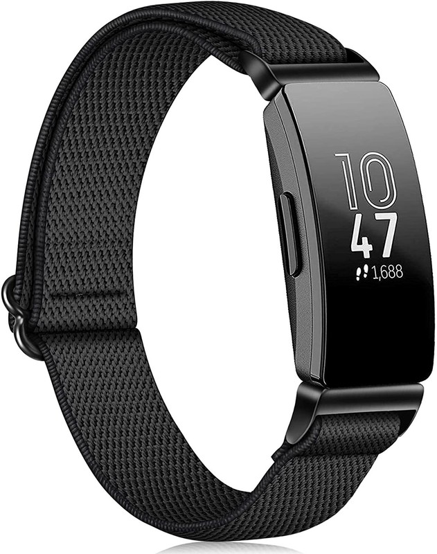 For Fitbit Inspire 2 /Inspire HR /Inspire Adjustable Stretchy Nylon Elastic Band