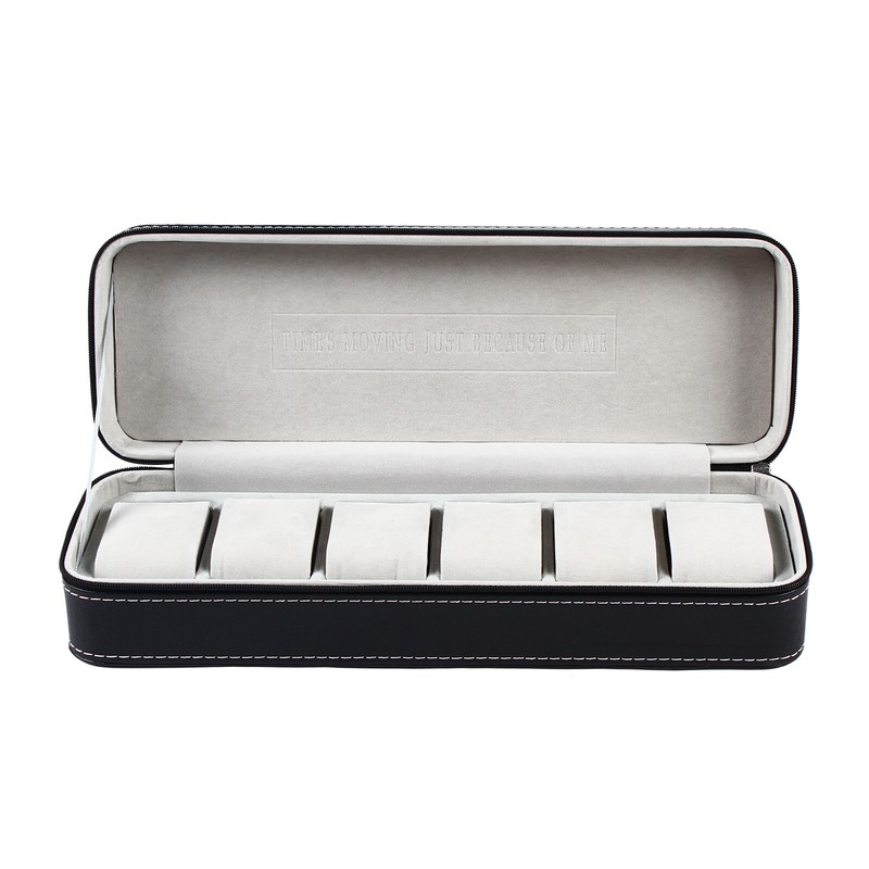 6/10/12 Slot Watch Box Leather Luxury Display Box Watch Storage Box Organizer