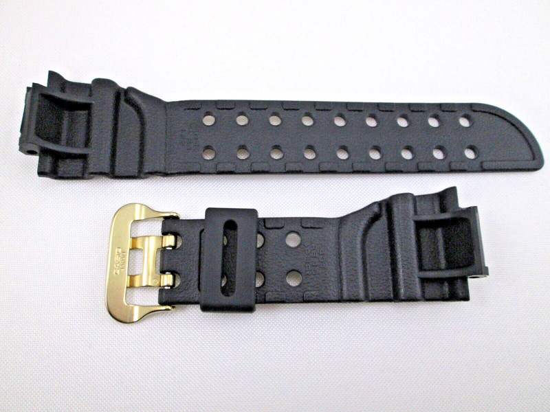 Genuine Casio G-Shock Frogman GW-8230B black resin watch band and bezel set gallery