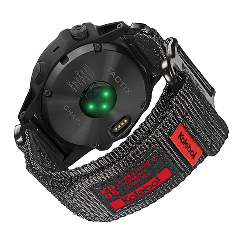 22/26MM Compatible With Garmin Watch Band Super Rugged Nylon Sports Watch Strap