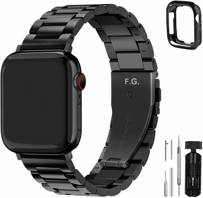 Case+Stainless Steel Band For Apple Watch Ultra2 10 9 8 7 6 5 4 SE 41/44/45/49mm