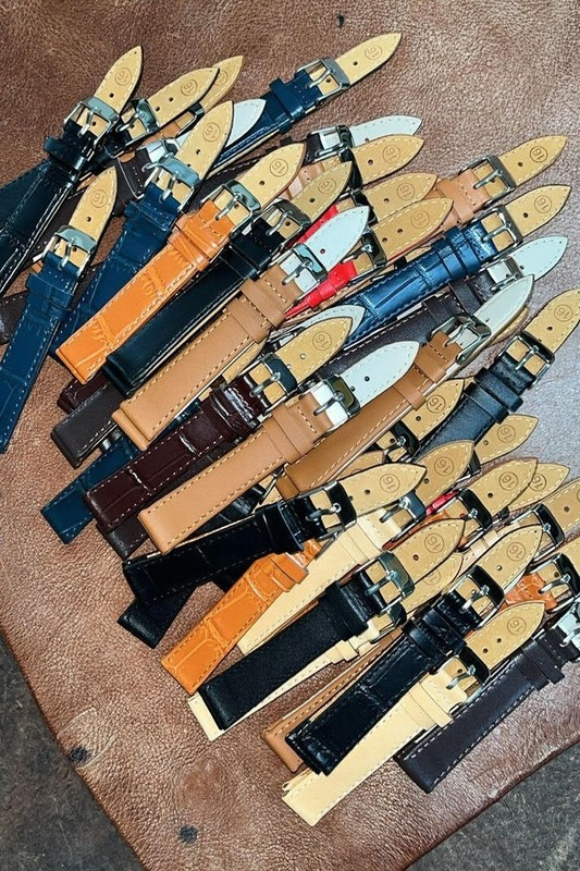 #9341 16 Mixed Colour Leather Watch Strap 50pcs
