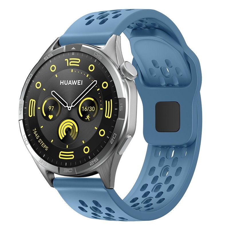 18mm 20mm 22mm Breathable Silicone Sport Watch band Silicone Strap gallery