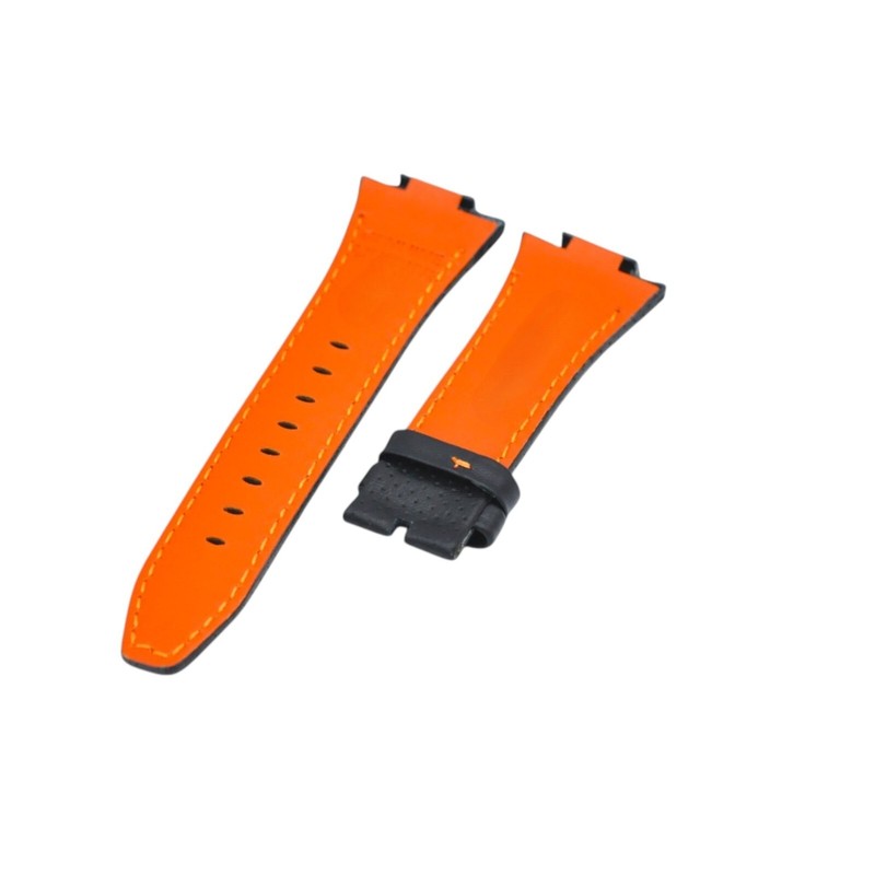 Sportura 7T62-0ED0 15mm Black Leather Watch Strap For Seiko gallery
