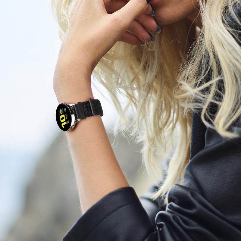 Quick Release Nylon Watch Band for Men and Women, Soft Fabric Nylon Adjustabl... gallery