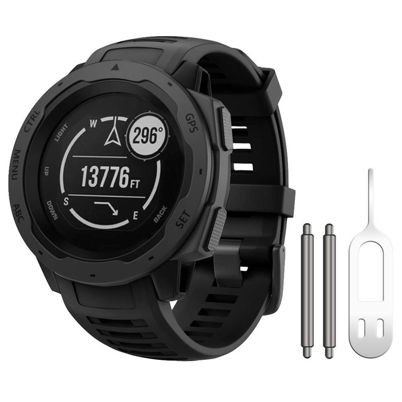 Premium Silicone Replacement Band For Garmin Instinct Watch Instinct 2/2 Solar