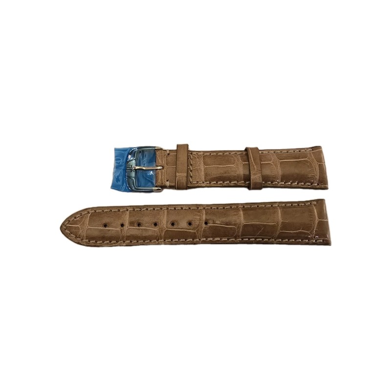 Jacques Lemans Genuine Alligator Watch Strap Band Taupe 21mm
