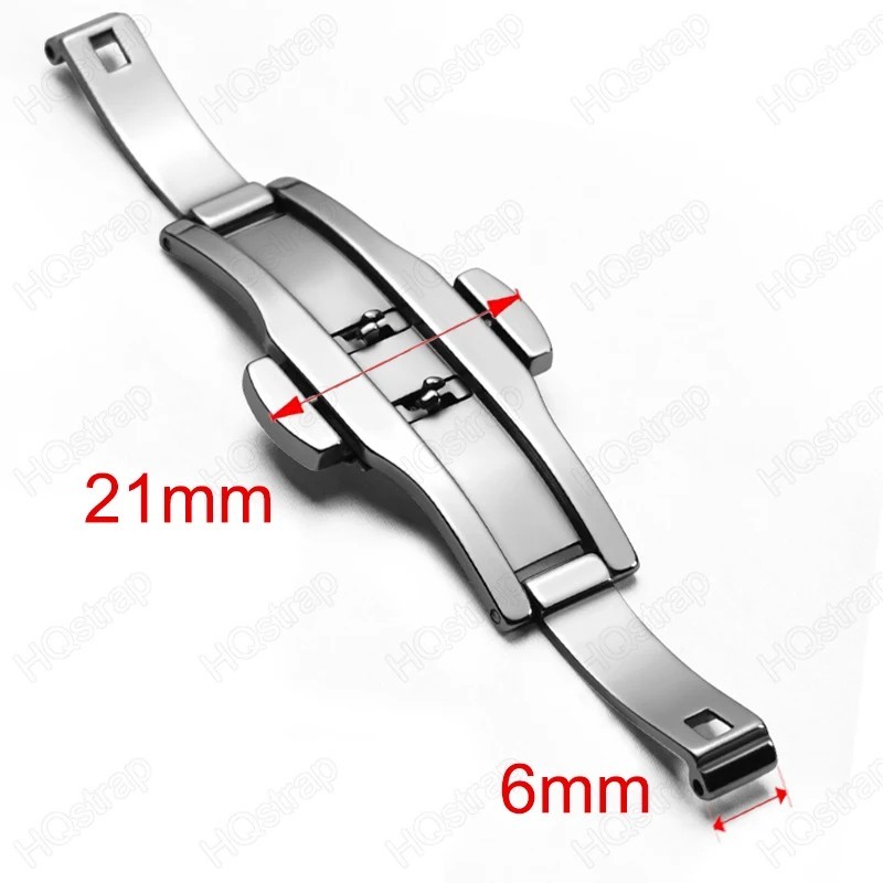 Butterfly Clasp for Watch Band Stainless Steel Folding Deployment Buckle