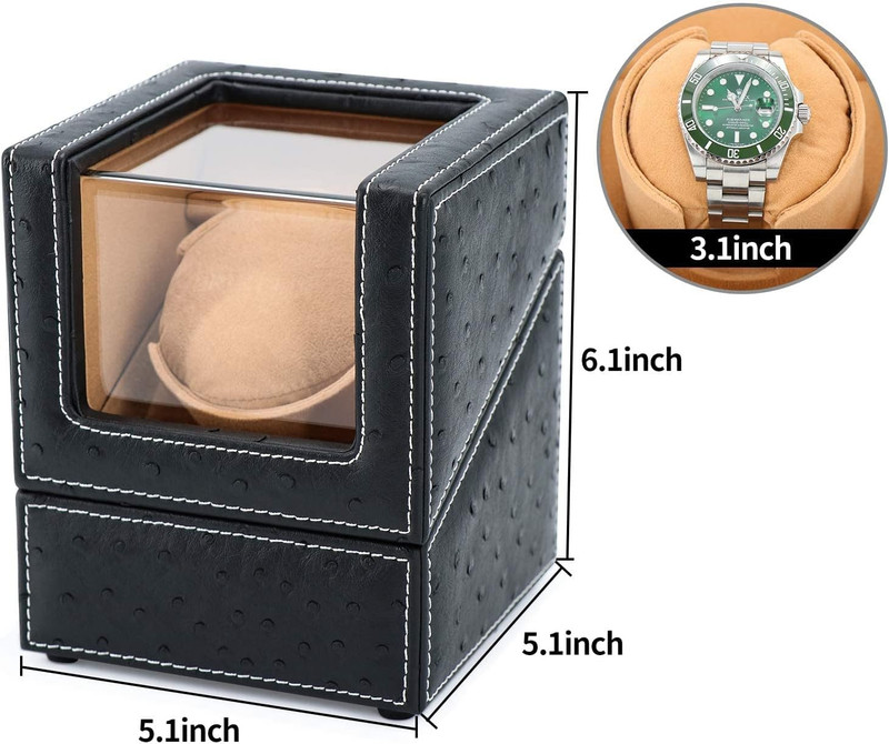 Automatic Single Watch Winder for Rolex and Other Luxury Watches - Automatic Win gallery