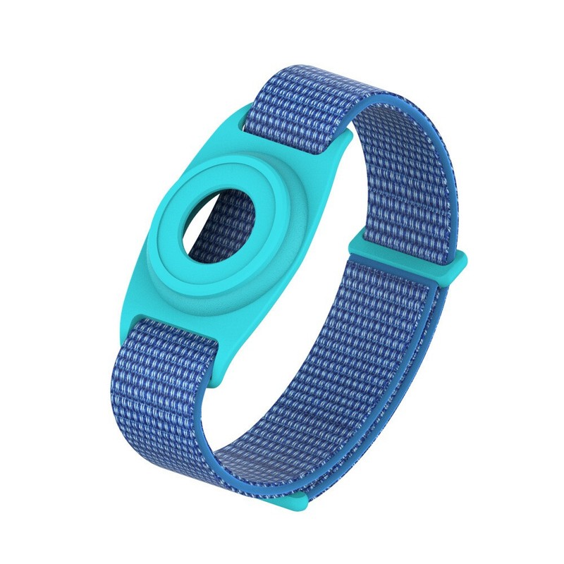 nylon wristband airtag band for apple airtag for kids children pets dog cat