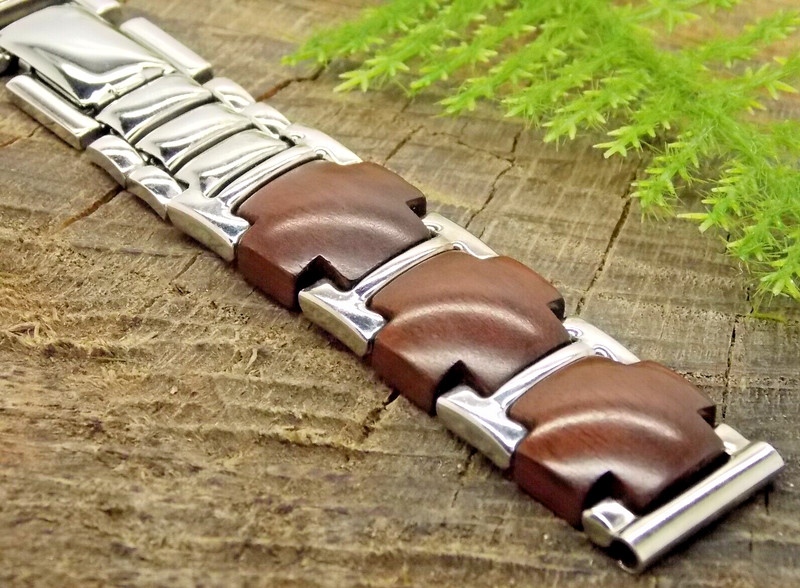 Kestenmade Woodland Vintage 16mm Butterfly Clasp Gold Filled Watch Band NOS 1950