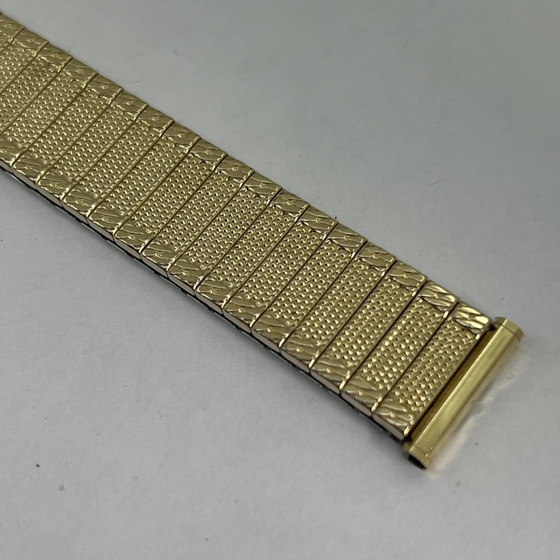 Vintage USA SPEIDEL 10K Gold Filled Top 18mm Ends Wristwatch Band gallery