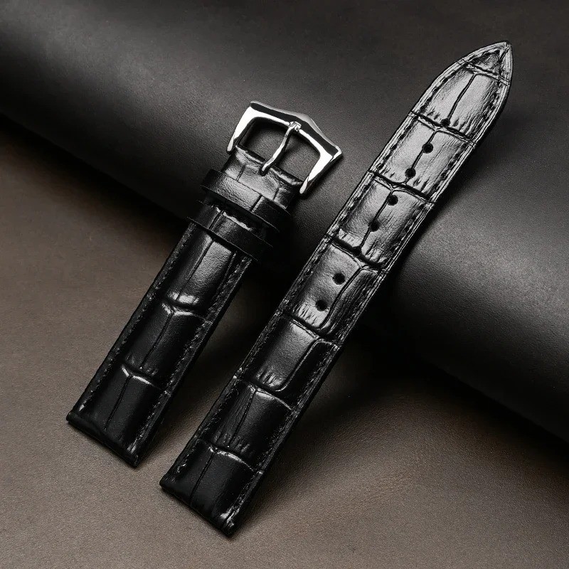 Crocodile Leather Watch Band Men Genuine Crocodile Watch Strap Quick Release
