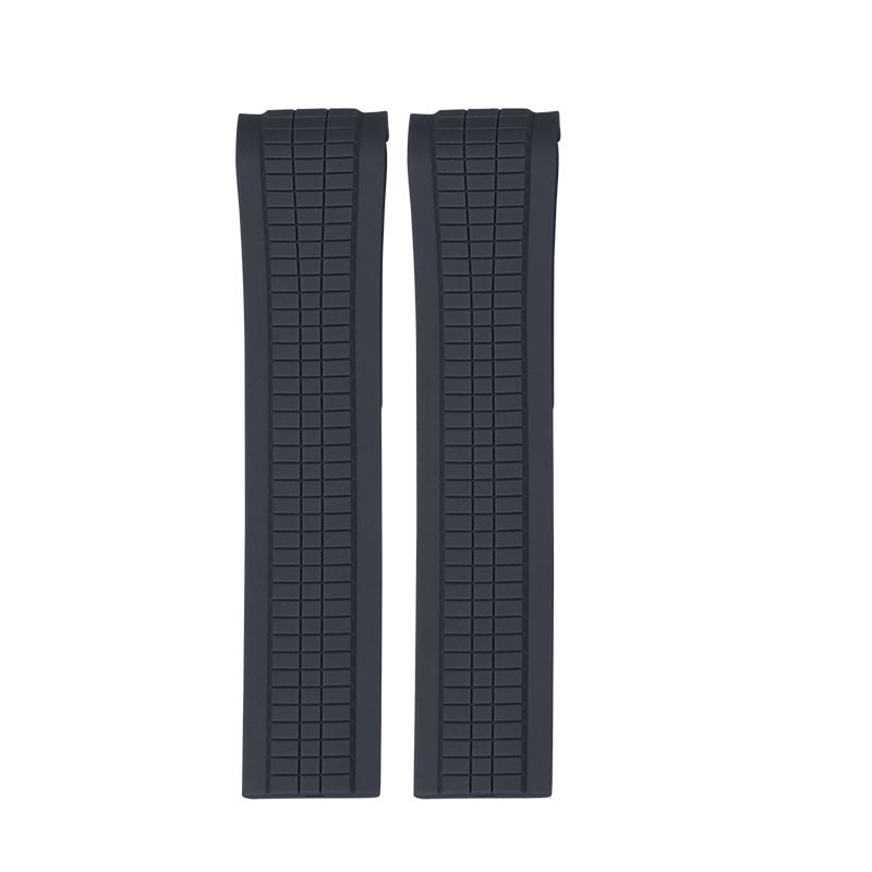 21mm Curved End Silicone Watch Strap for Patek Philippe Aquanaut 5164/5167/5168