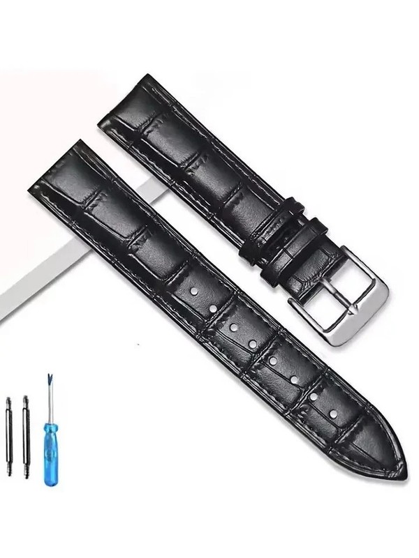 Genuine Leather Mens Watch Strap Band Brown Black 12mm 14mm 16mm 18mm 20mm 22mm