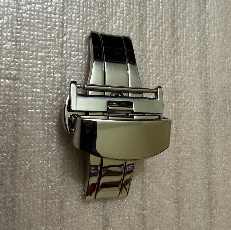 Qty 4 ($9.72/buckle): Stainless steel butterfly clasp watch buckles size 20mm