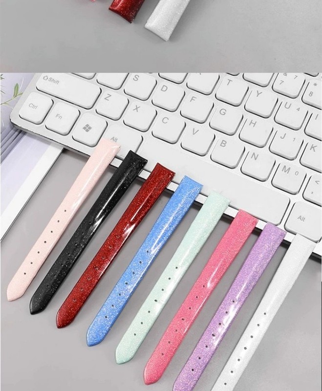 Genuine Leather Glossy Women Strap For Lola Rose Steel Buckle Band 10 12 14 16mm gallery
