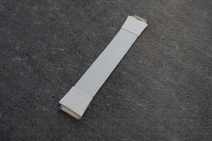 Replacement Light Gray Elastic Strap Watch Band Fits Richard Mille RM010