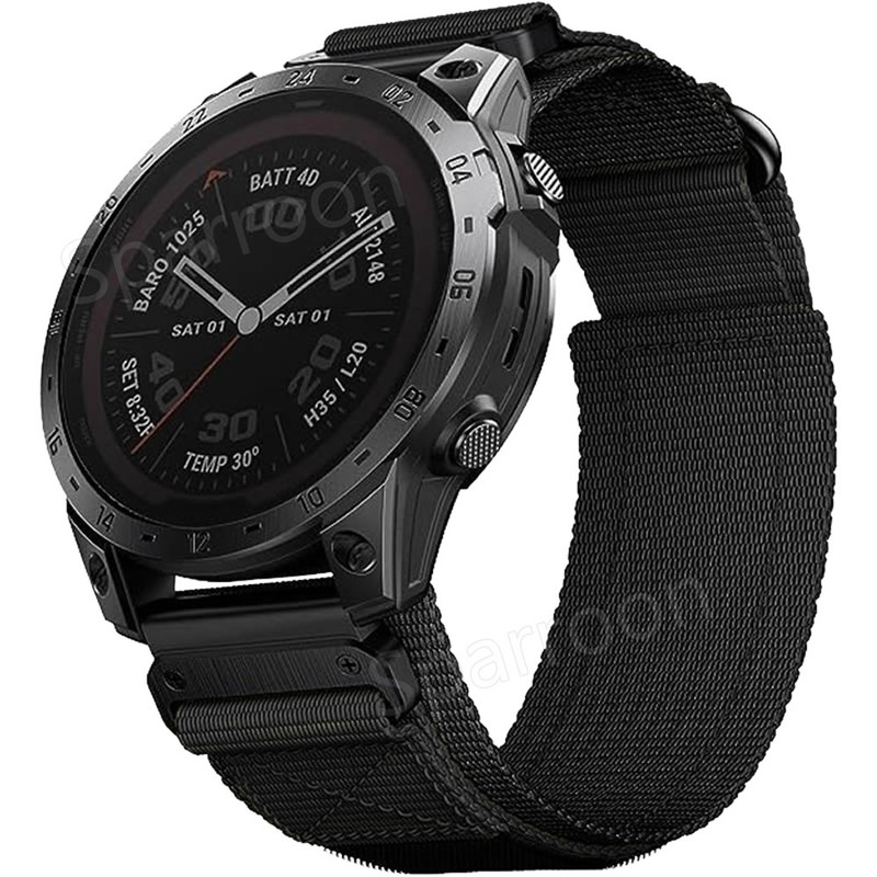 Quickfit Nylon Watch Band For Garmin Instinct 1/2/3/E 45mm 3/2X 50mm Sport Strap