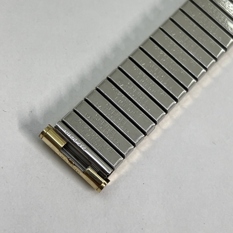 Vintage USA SPEIDEL 10K Gold Filled Top 18mm Ends Wristwatch Band gallery
