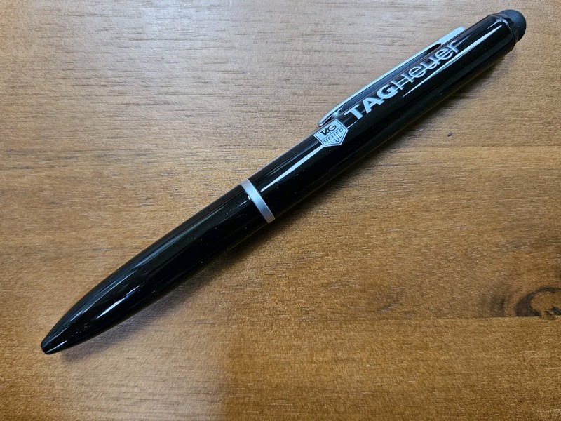 TAG HEUER BALLPOINT PEN WITH STYLUS TIP NOVELTY VIP RARE FREE SHIPPING!