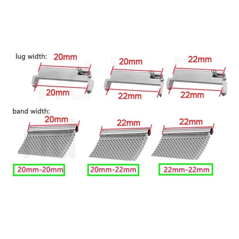 Watch Strap Bracelet Adapter Convertor Extender Different Sizes to Choose gallery