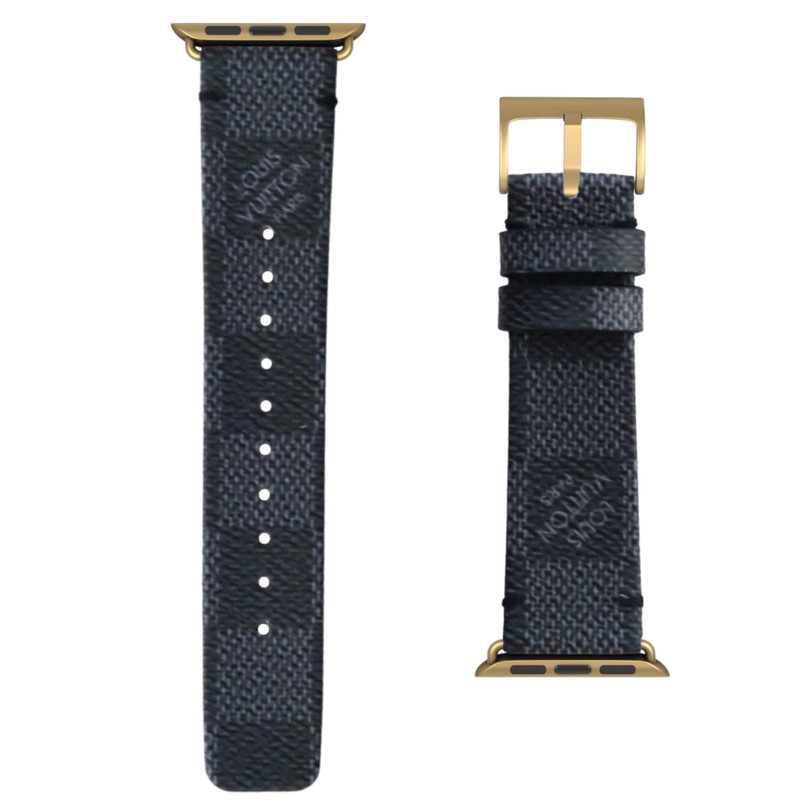 Luxury Apple watch band strap series 1 2 3 4 5 6 7 8 9 10 SE ULTRA 1 2 L Black