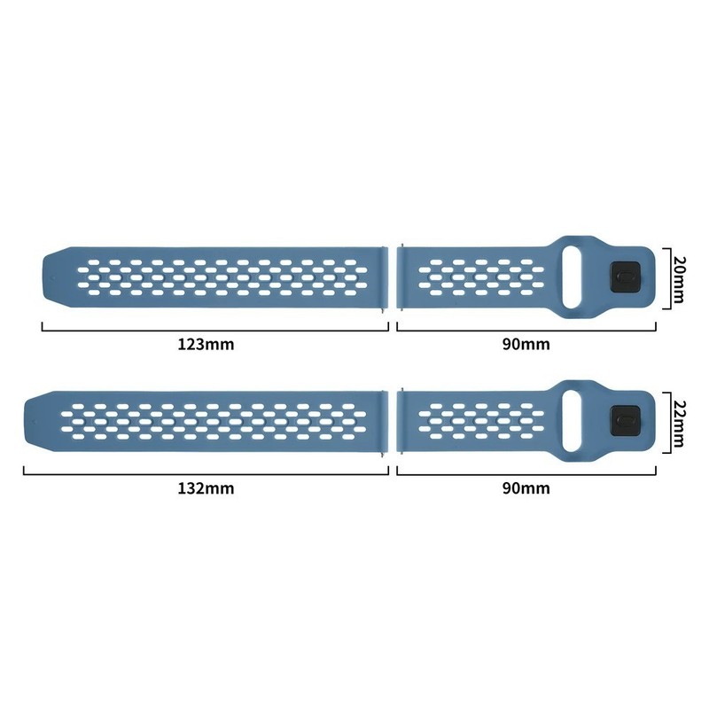 18mm 20mm 22mm Silicone Sport Breathable Watch band Silicone Strap gallery