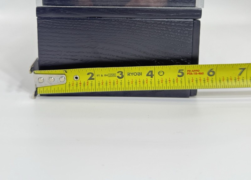 Holme & Hadfield Knife & Watch Display Case Wood Acrylic Drawer Organizer Black gallery