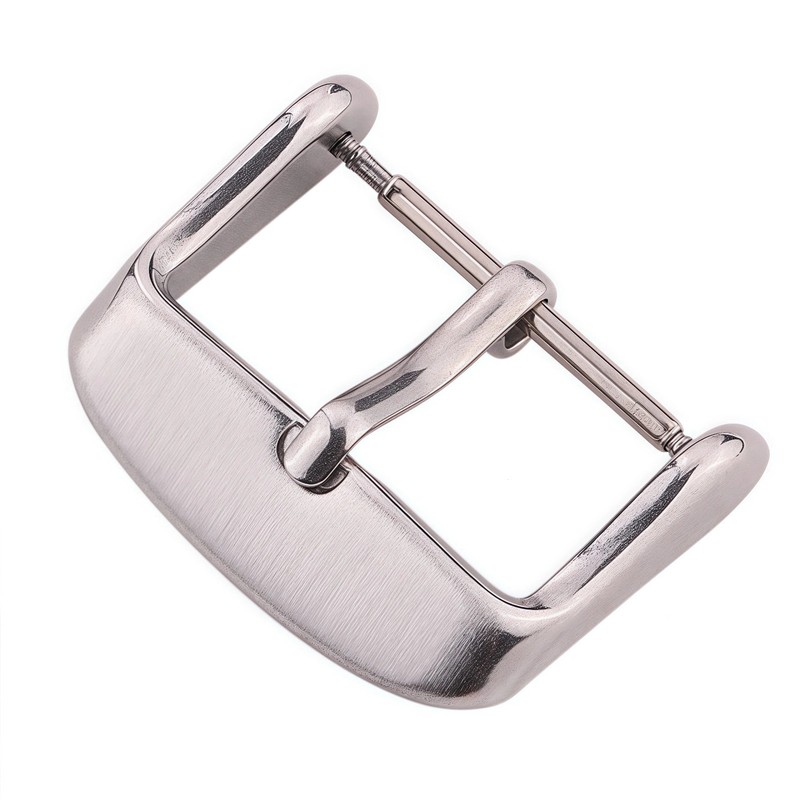 Premium Steel Watch Strap Buckle – 3mm Tang – Black Gold Silver – Satin / Polish