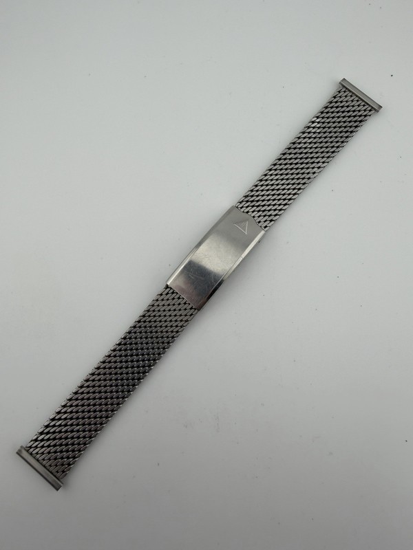 Vintage 20mm JB Champion Men’s Wristwatch Band Stainless Steel Mesh USA