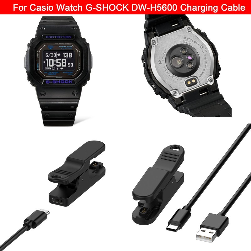 Charging Cable Adapter Charger For Casio G-SHOCK DW-H5600 Watch Accessories FCS gallery