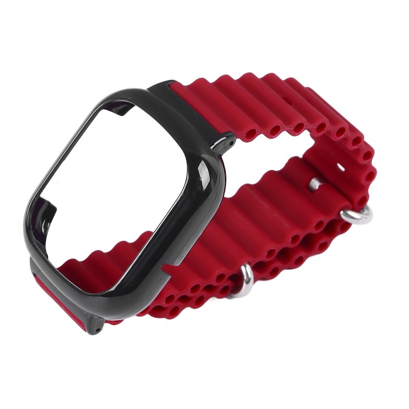 Watch Silicone Strap With Built In PC Case Fashionable Adjustable Wristband For gallery