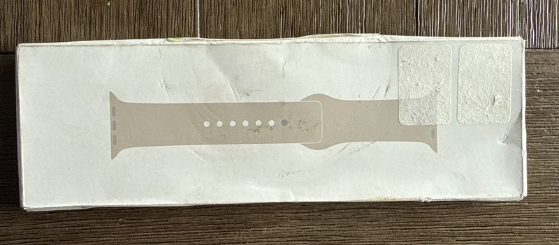 Apple Watch Sport Band-Starlight-S/M-Genuine Apple-Fits 41mm