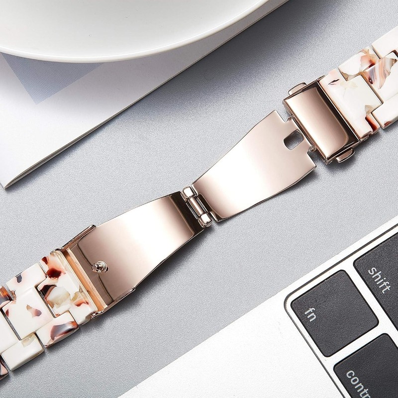 Luxury Resin Watch Bands for Men & Women - Scratch-Resistant, Stylish, 12-22mm gallery