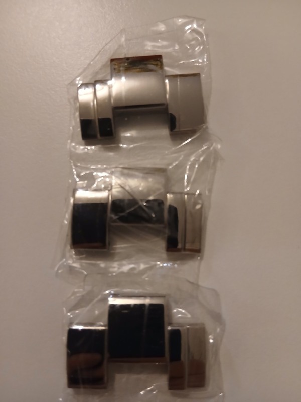 Links For Armani Exchange Ravenna AX4203 Watch Band Silver 28mm Genuine Unworn