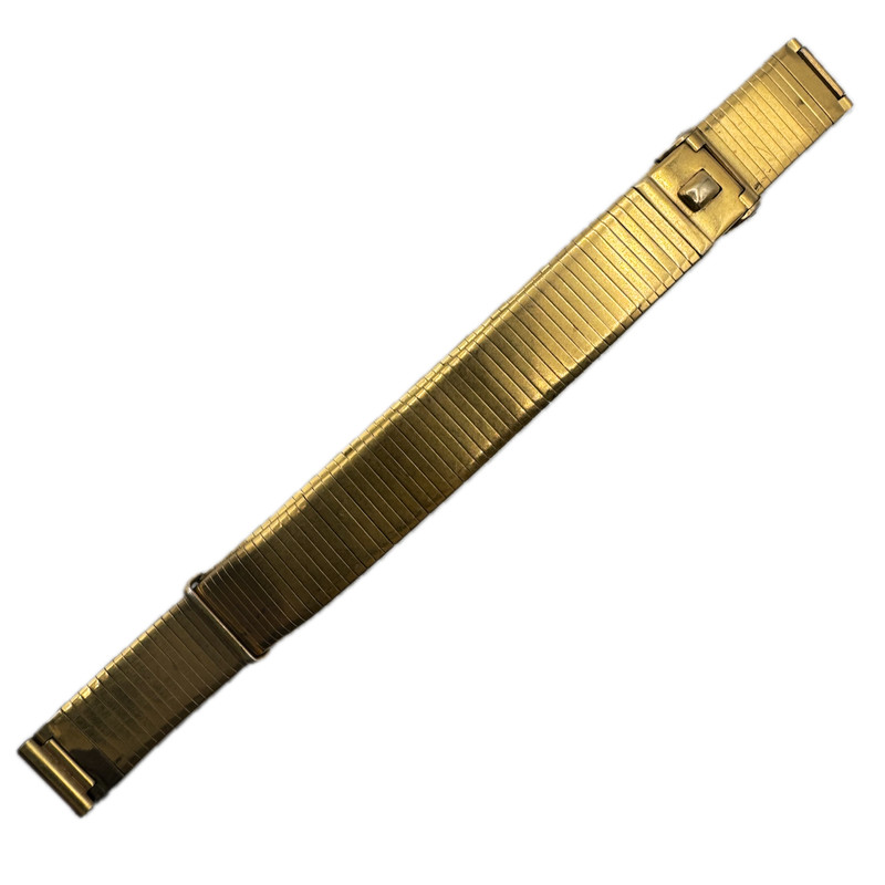 Vintage 1/2 Forstner Men’s Wristwatch Band 14k Gold Filled Komfit Mesh USA