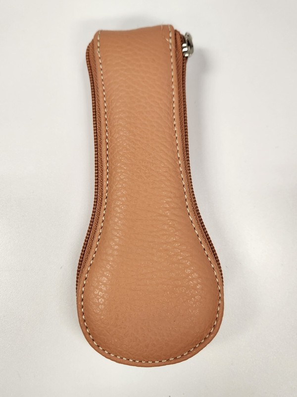 PERGHER Milano Watch Case - Tan Italian Leather - Luxury, New Without Tags gallery