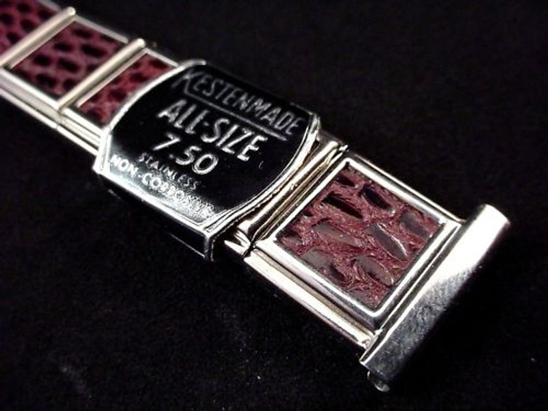 Vintage NOS top quality Gator watch band 3/4″ inch 19mm